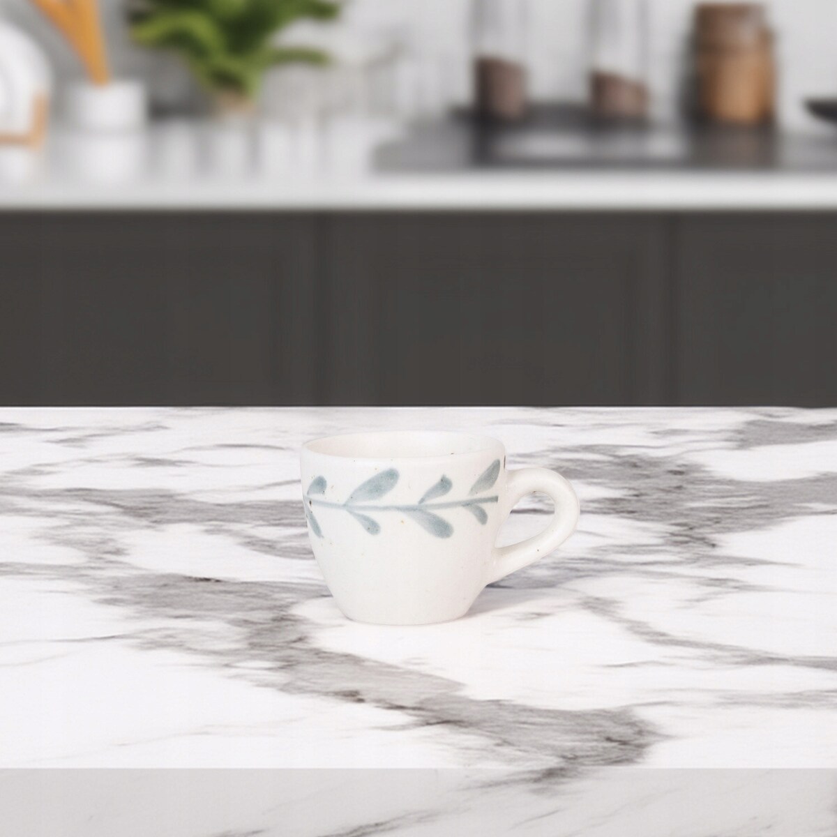 KUBEK DO ESPRESSO MAŁY 60ml do kawy ceramiczny biały handmade