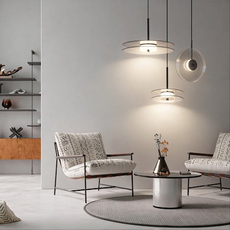Lampa wisząca Light Prestige Casy dymny LED CCT 3000K/4000K/6000K (regulowana) 1 szt.