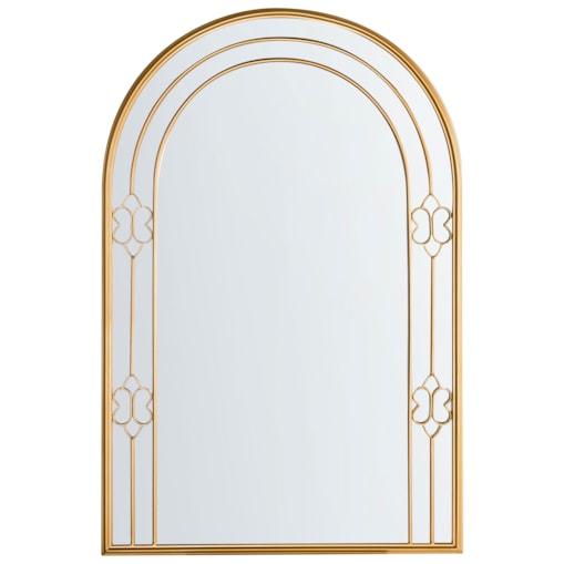 Lustro ścienne MAUTRE 66 cm 98 cm Złoty