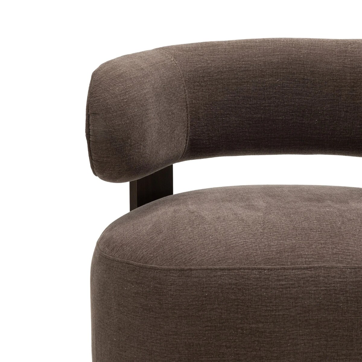 Fotel wypoczynkowy z drewna jesionowego 74x75x73 cm MALICO espresso