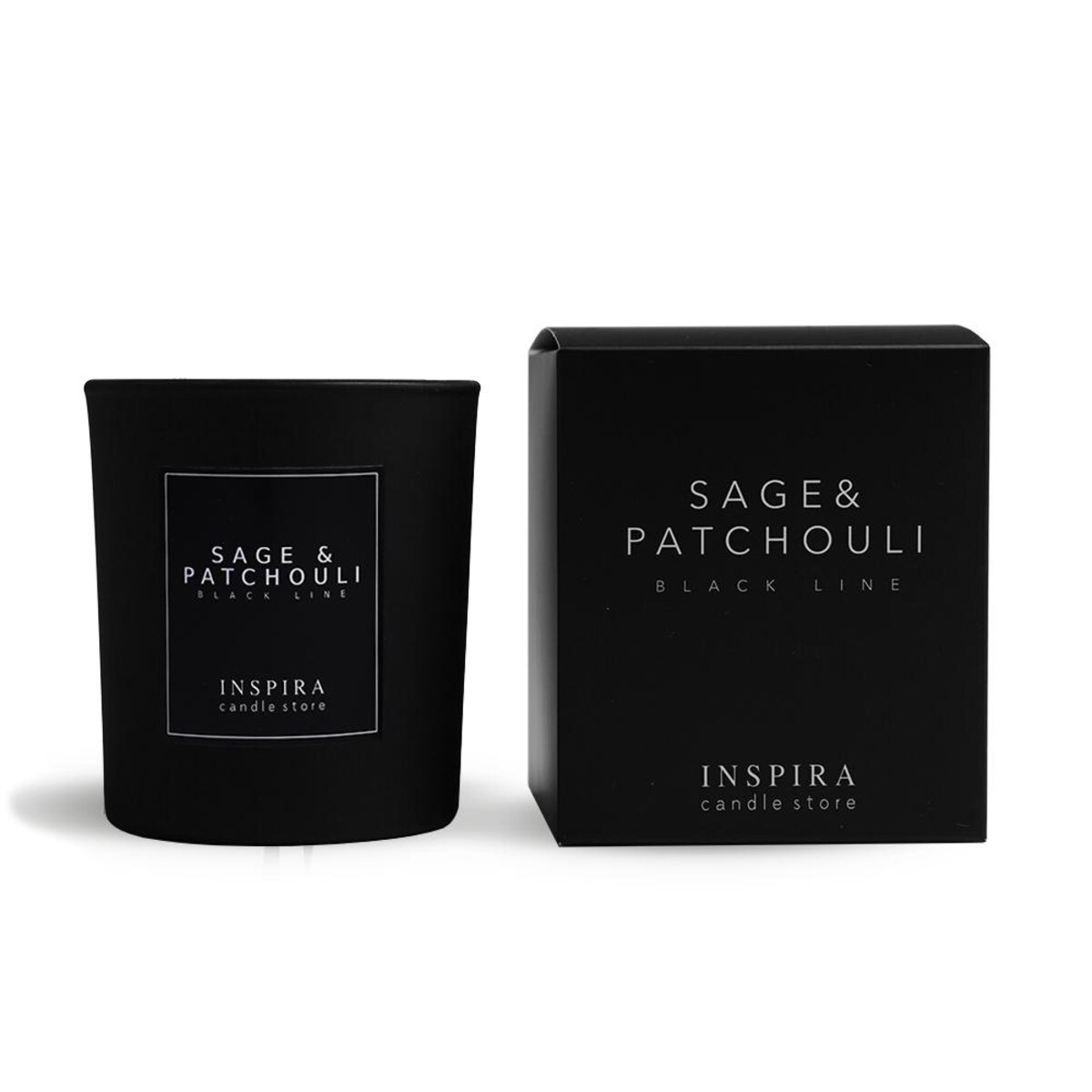Świeca zapachowa Black Sage & Patchouli, 390 g, INSPIRA