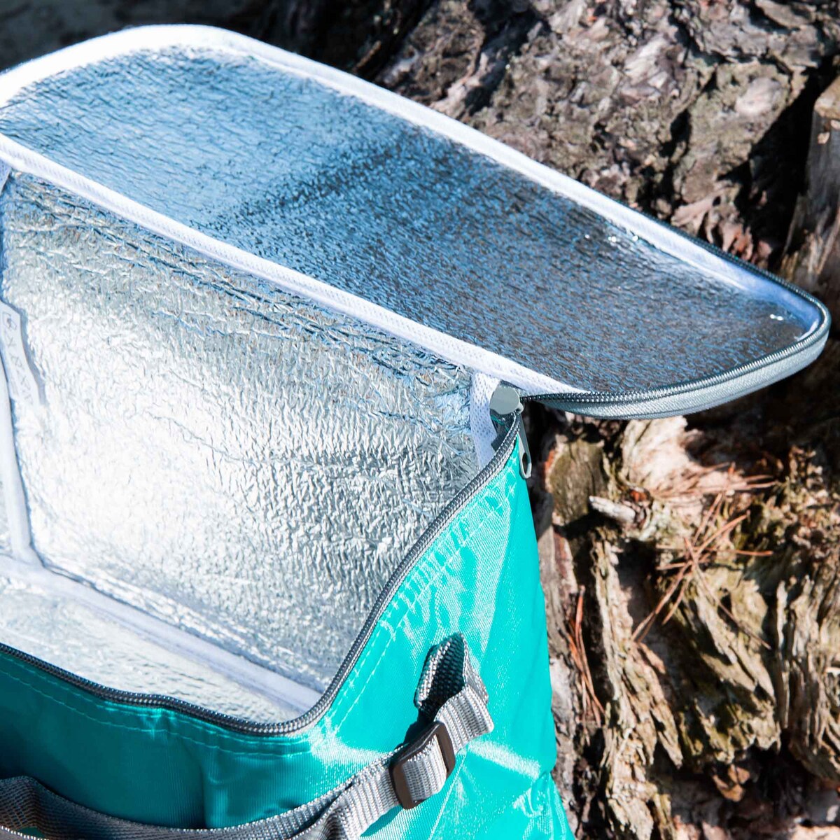 Torba Termiczna Izolacyjna Turystyczna Na Plażę Piknik Lunch Obiad 8 L Turkusowy