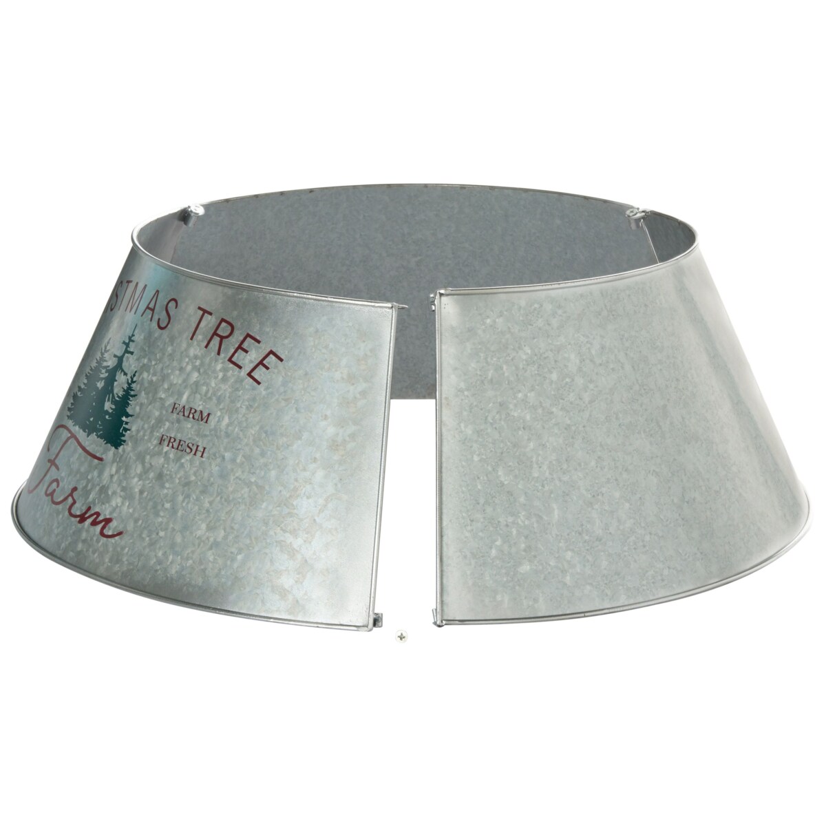 Osłonka pod choinkę ROVANIEMI Żelazo Srebrny 65 cm
