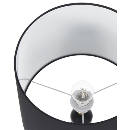 Lampa stołowa metalowa czarna ze złotym ASSONET