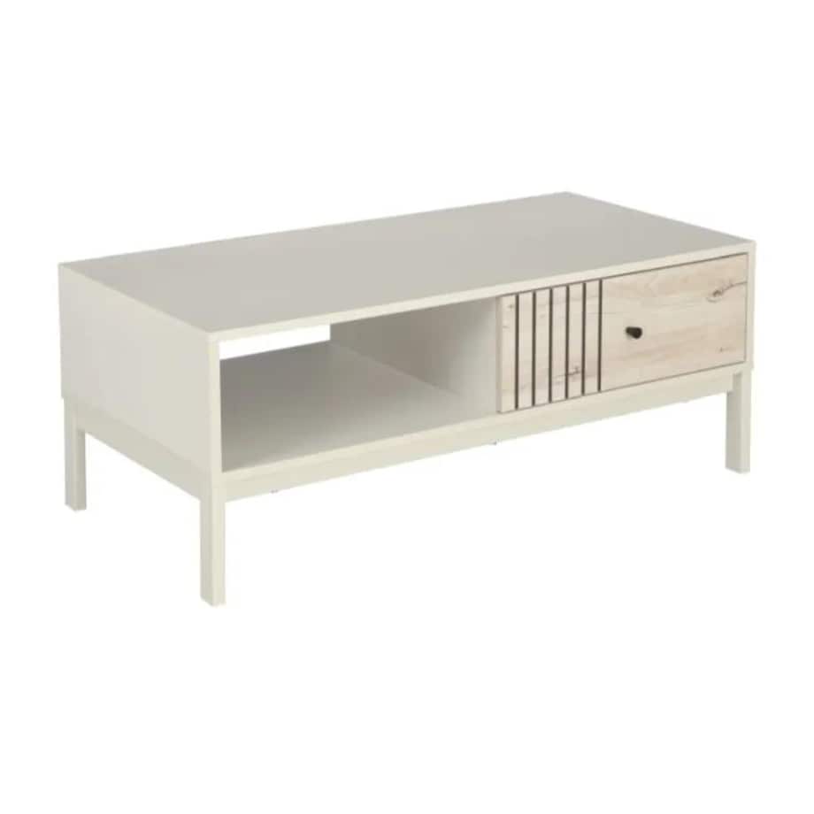 Ława FROST L5 100x50 off white/dąb alpejski