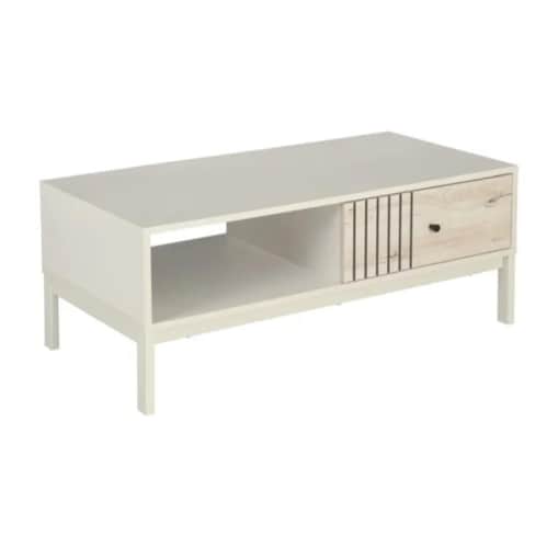 Ława FROST L5 100x50 off white/dąb alpejski