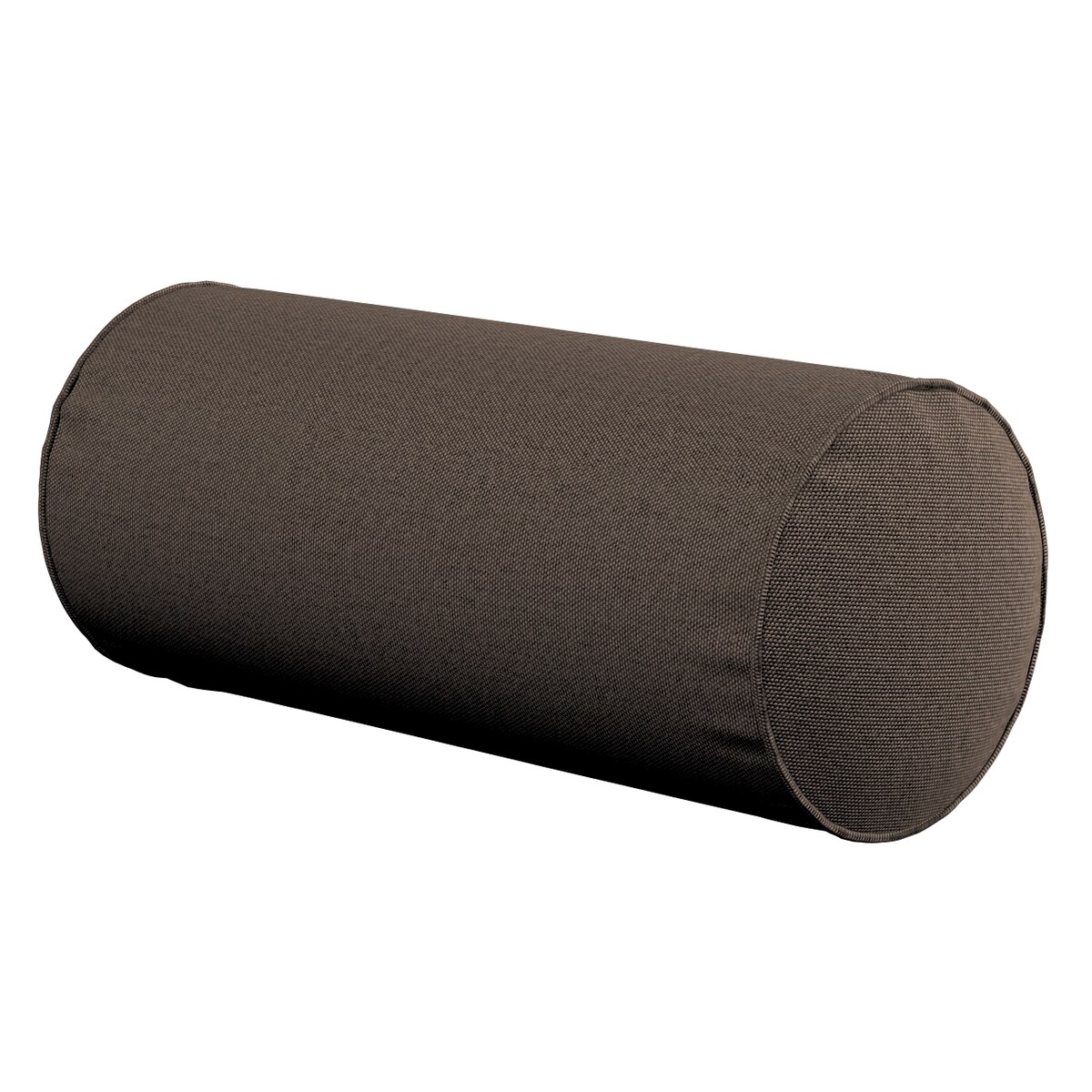 Poduszka wałek prosty, brązowy, Ø16 x 40 cm, Etna