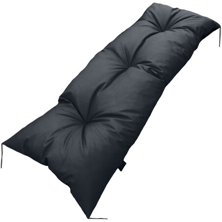 Poduszka Ogrodowa Na Huśtawkę Ławkę 120X40 Cm Na Meble Palety Wodoodporna Czarna