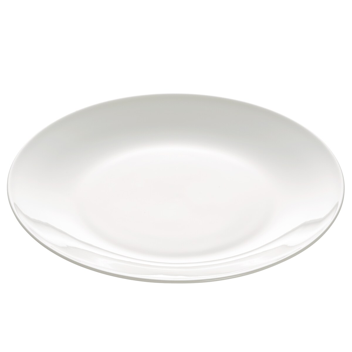 Talerz śniadaniowy Cashmere Round, biały, 23 cm