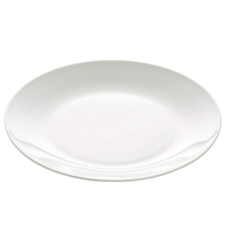 Talerz śniadaniowy Cashmere Round, biały, 23 cm