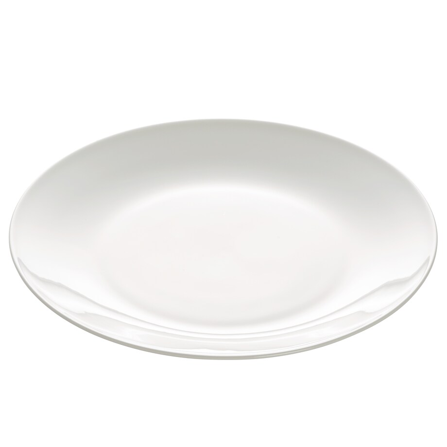 Talerz śniadaniowy Cashmere Round, biały, 23 cm