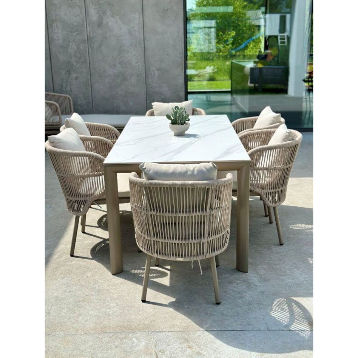 ZESTAW ALUMINIOWY AZZURE SZAMPAŃSKI 6