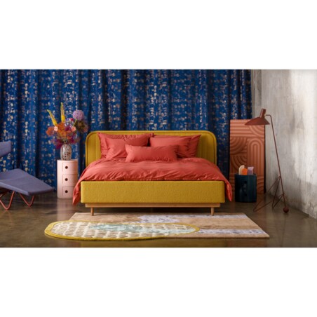 Łóżko Delikate (140X200) w tkaninie Vocal 10