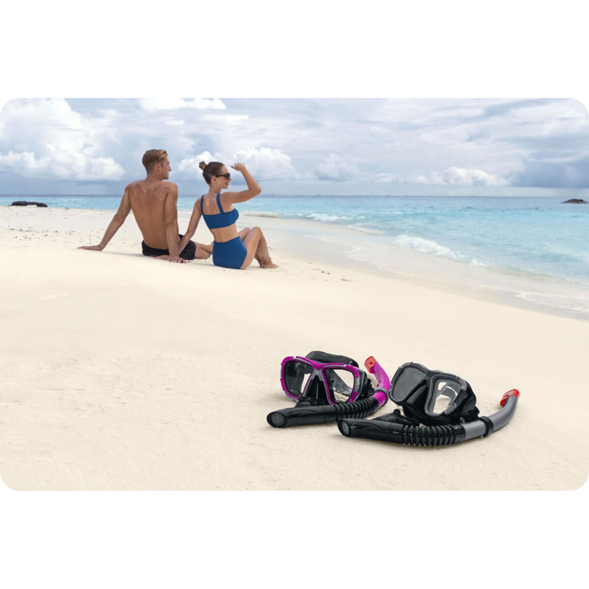 Zestaw do nurkowania dla dzieci rurka + maska Bestway 24021-01