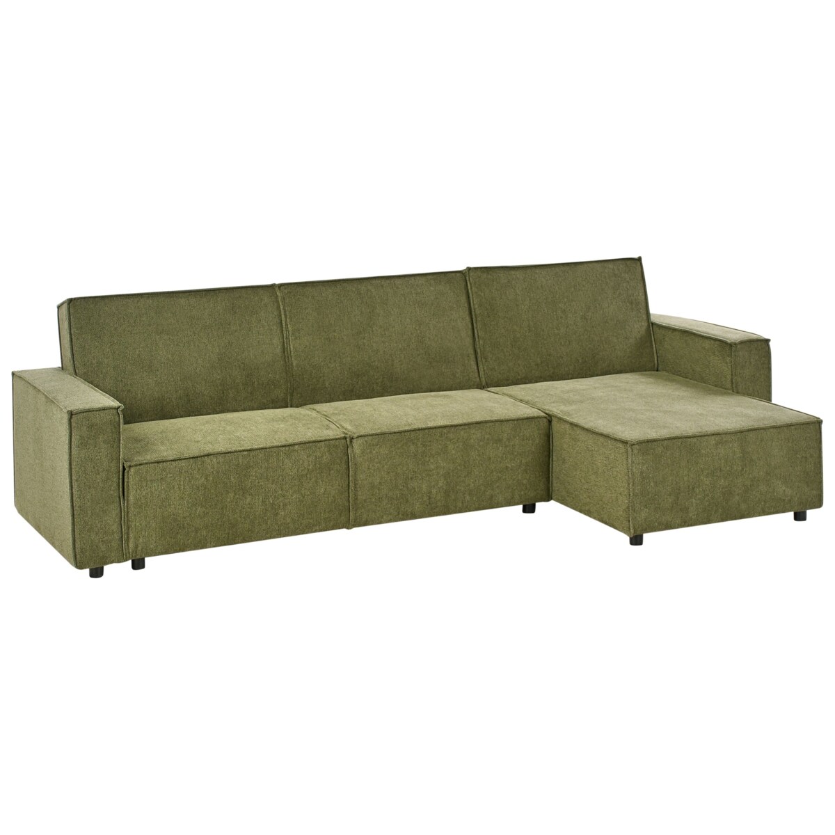 Narożnik lewostronny rozkładany zielony ROMEDAL II