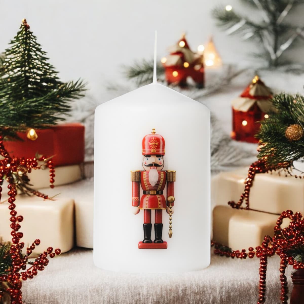 Świeca świąteczna – Dziadek do Orzechów, idealna na prezent