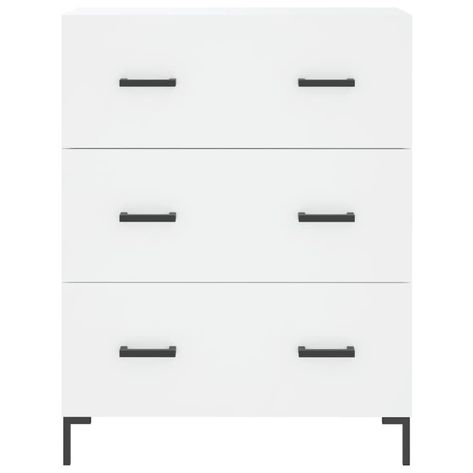 vidaXL Szafka, biała, 69,5x34x90 cm, materiał drewnopochodny