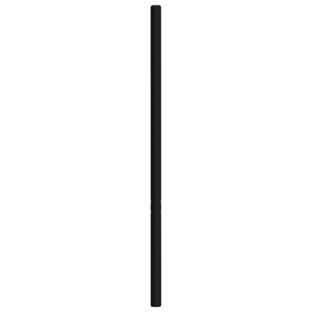 vidaXL Metalowe wymienne wezgłowie, czarne, 100 cm