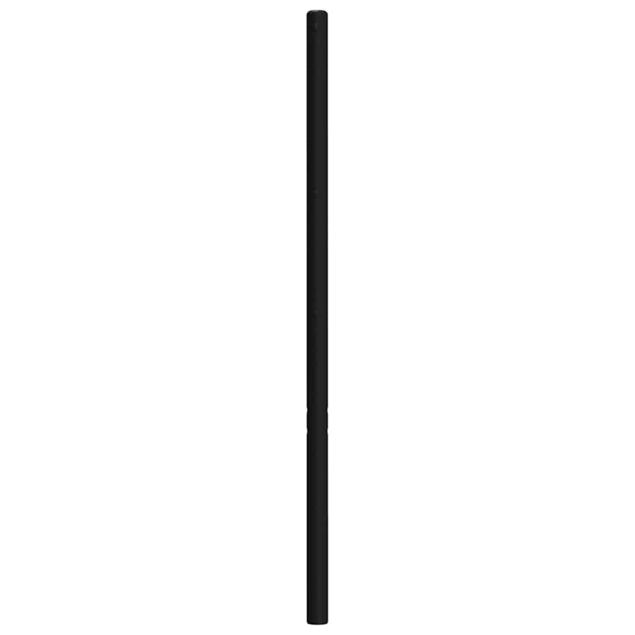 vidaXL Metalowe wymienne wezgłowie, czarne, 100 cm