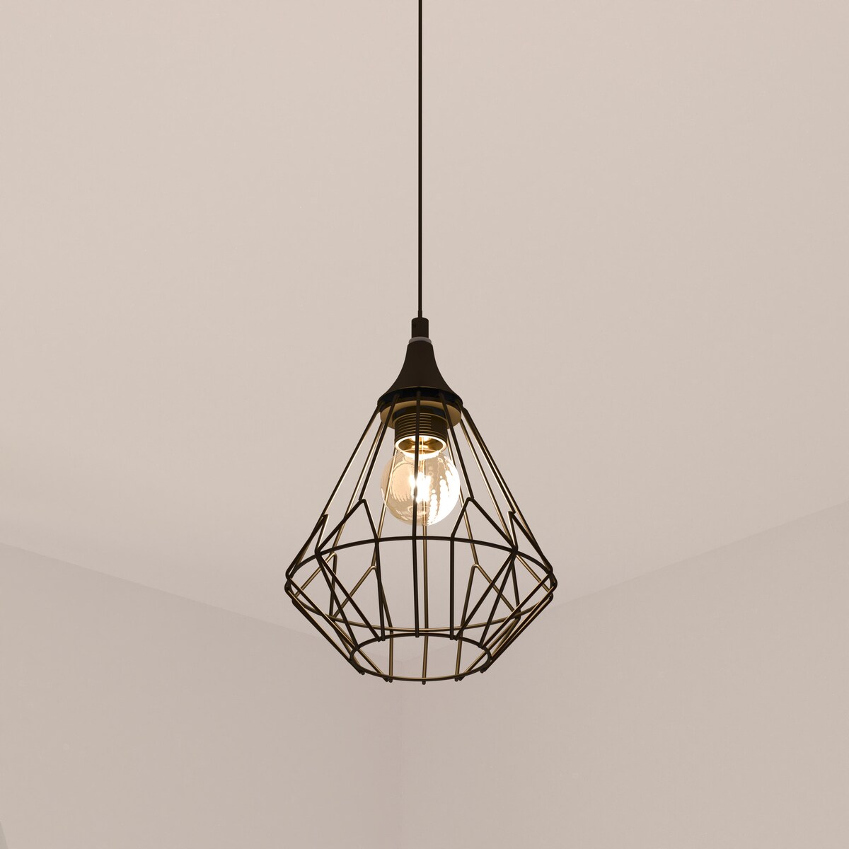 Lampa wisząca FLAVE, 19 x 27 cm, industrialna
