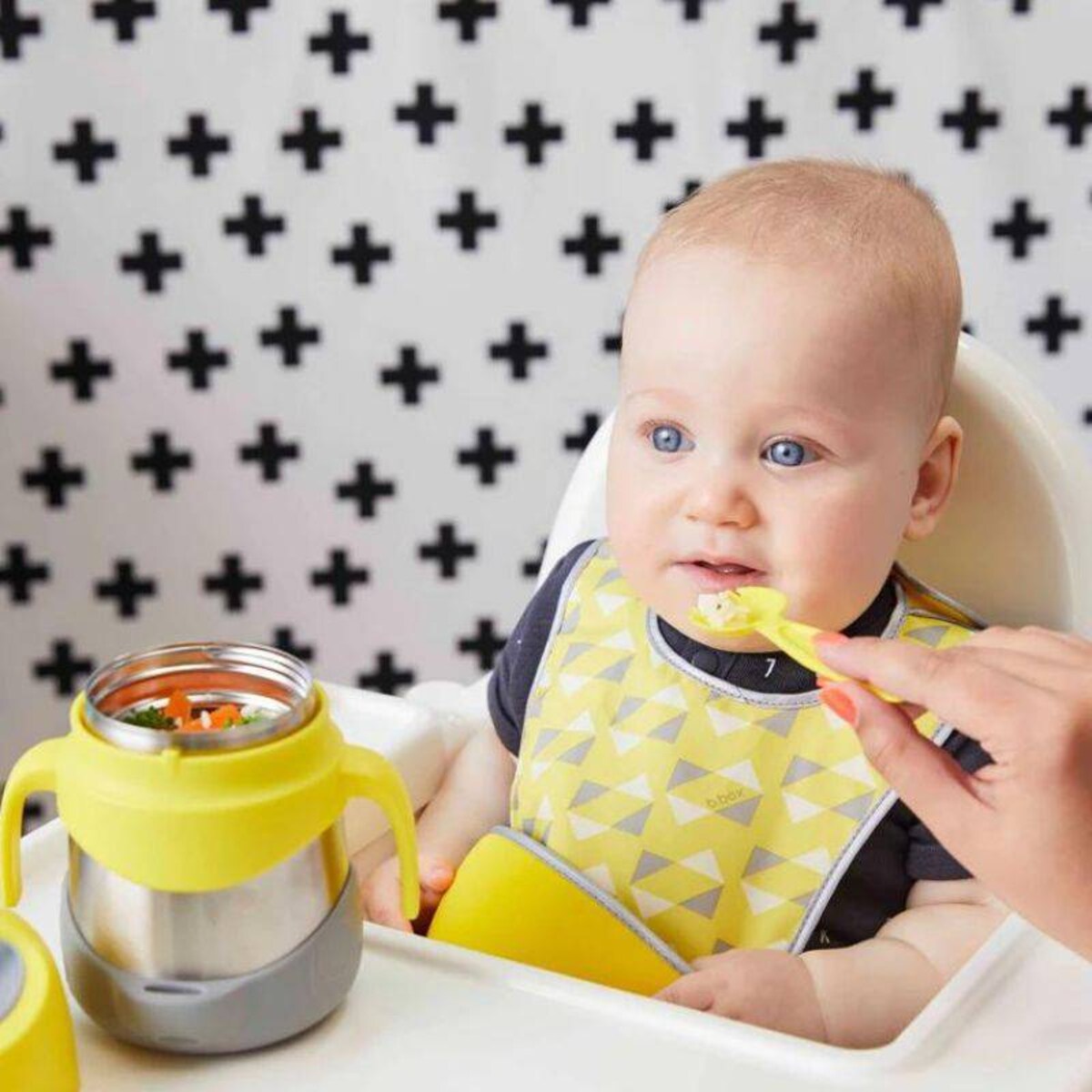 Termos na jedzenie dla dzieci 335 ml Lilac Pop, b.box