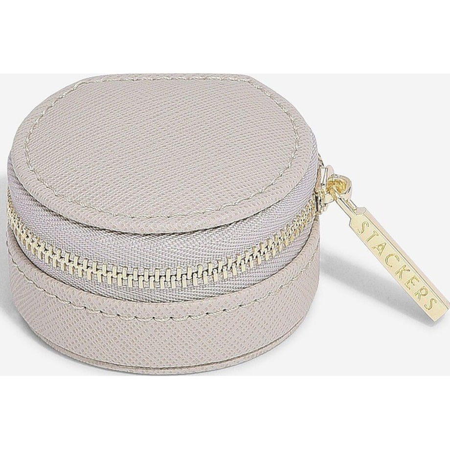 Pudełko podróżne na biżuterię Stackers Oyster mini taupe