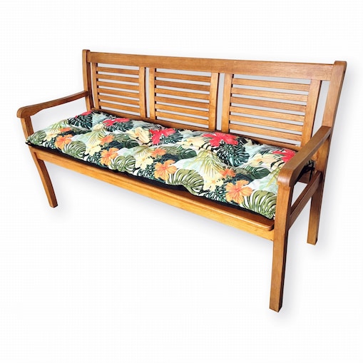 Poduszka na meble ogrodowe bez oparcia, 150x60 cm, Tropic Zielony