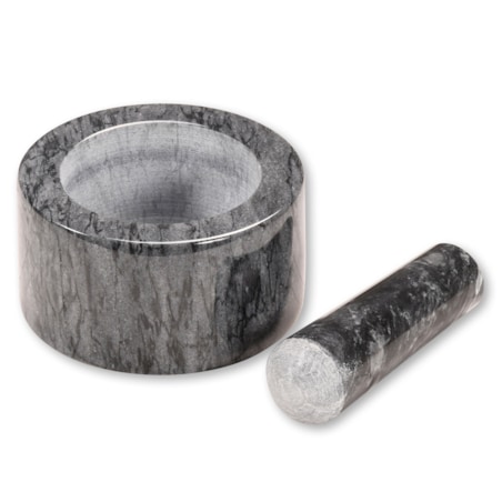 Moździerz kuchenny marmurowy ciemnoszary Ø 16 cm
