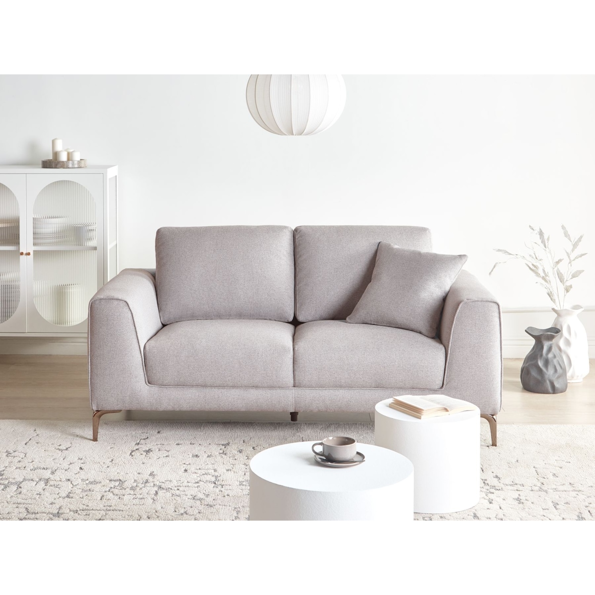 Sofa 2-osobowa szara REINEN