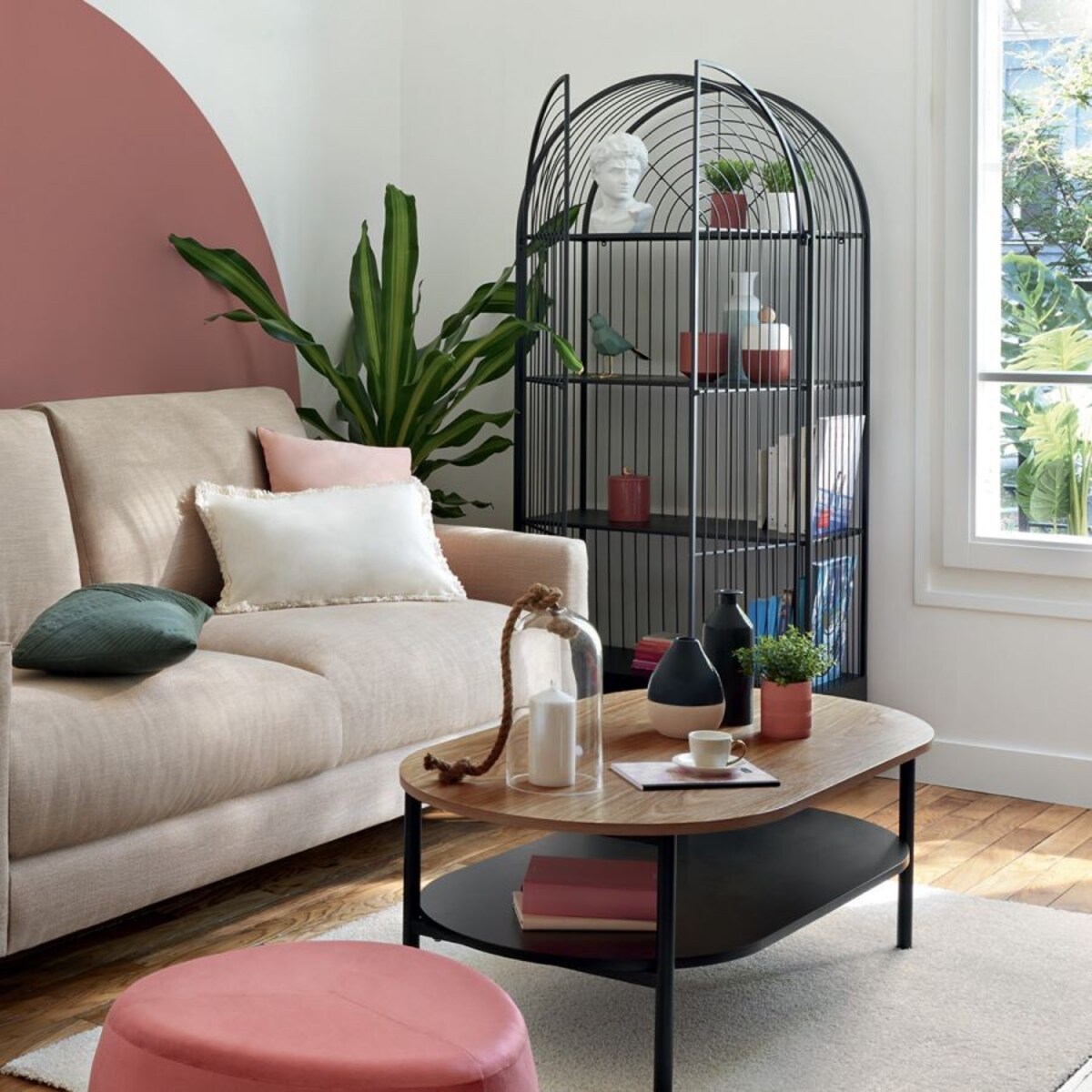 Regał metalowy GABBIA 160x74x34 cm