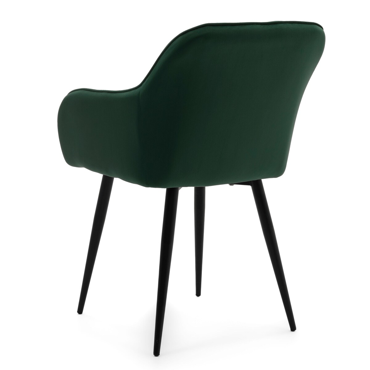 Krzesło tapicerowane welurowe LAGO velvet aksamit zielone