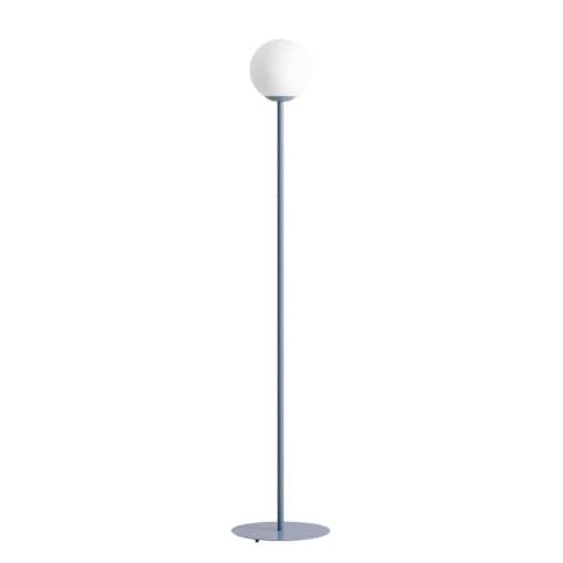Nowoczesna lampa podłogowa Pinne 1080A16 biała niebieska