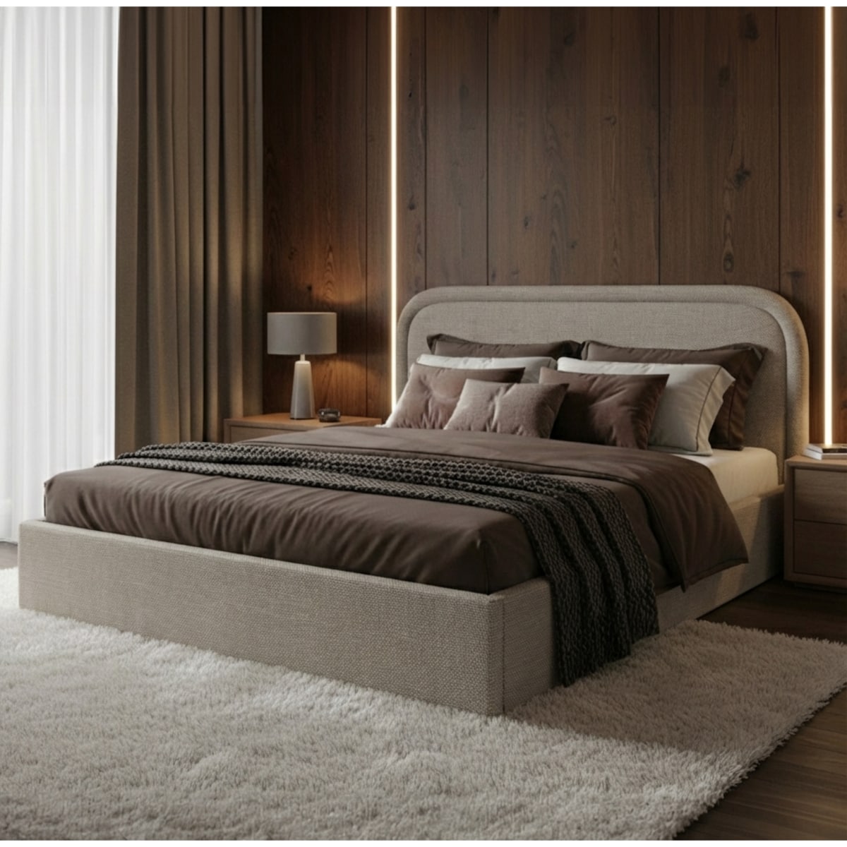 Łóżko Tapicerowane Majesty 160X200 Stelaż Pojemnik Na Pościel Wind 11