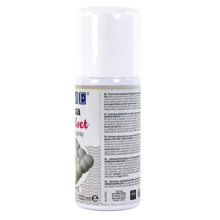 PME Aksamitne masło kakaowe w sprayu 100 ml biały