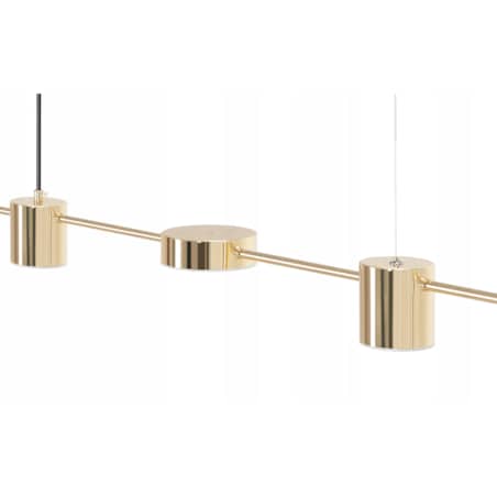 Lampa Sufitowa Led Nowoczesna Złota Gold Metalowa