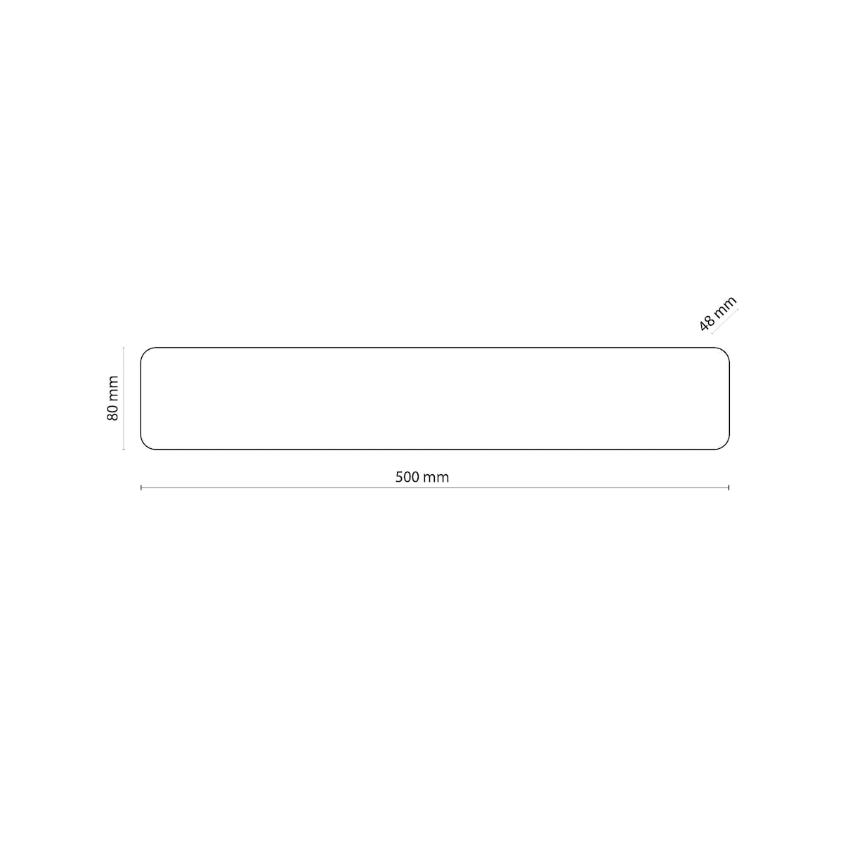 Lampa ścienna TK Lighting TAVOLA LONG 4754 czarna/drewno 50 cm 2xG9 nowoczesna kinkiet LED do salonu i łazienki