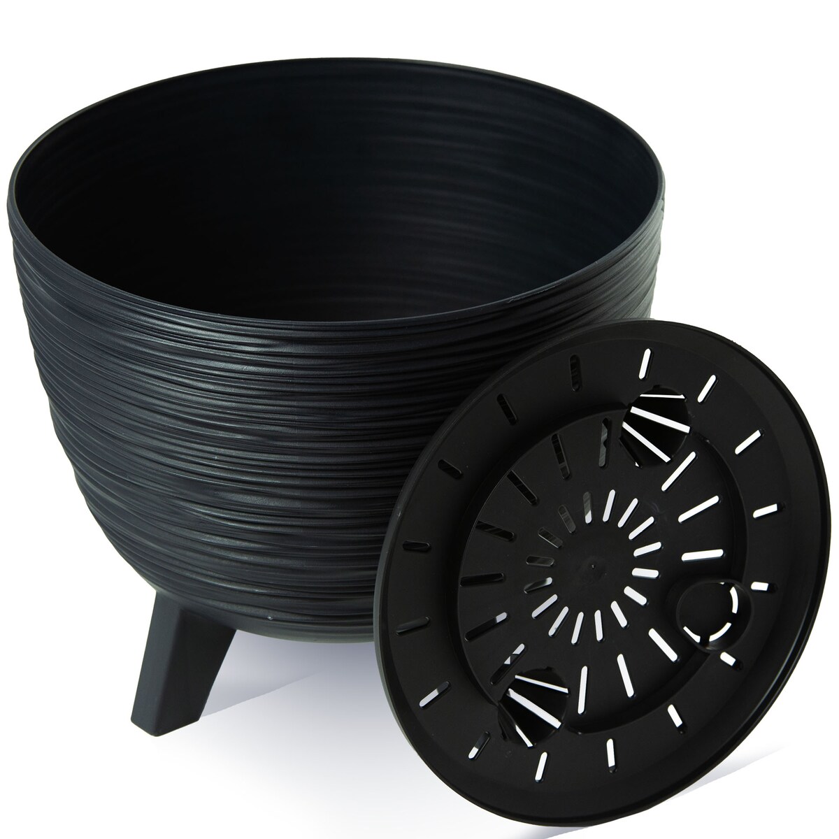 Donica Na Kwiaty 39,5 Cm Na Nóżkach Doniczka Misa Do Domu Ogrodu Wrzosy