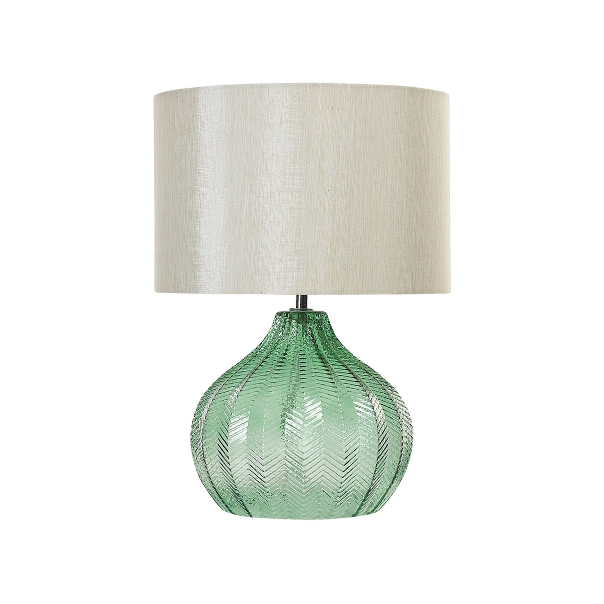 Lampa stołowa szklana zielona KEILA