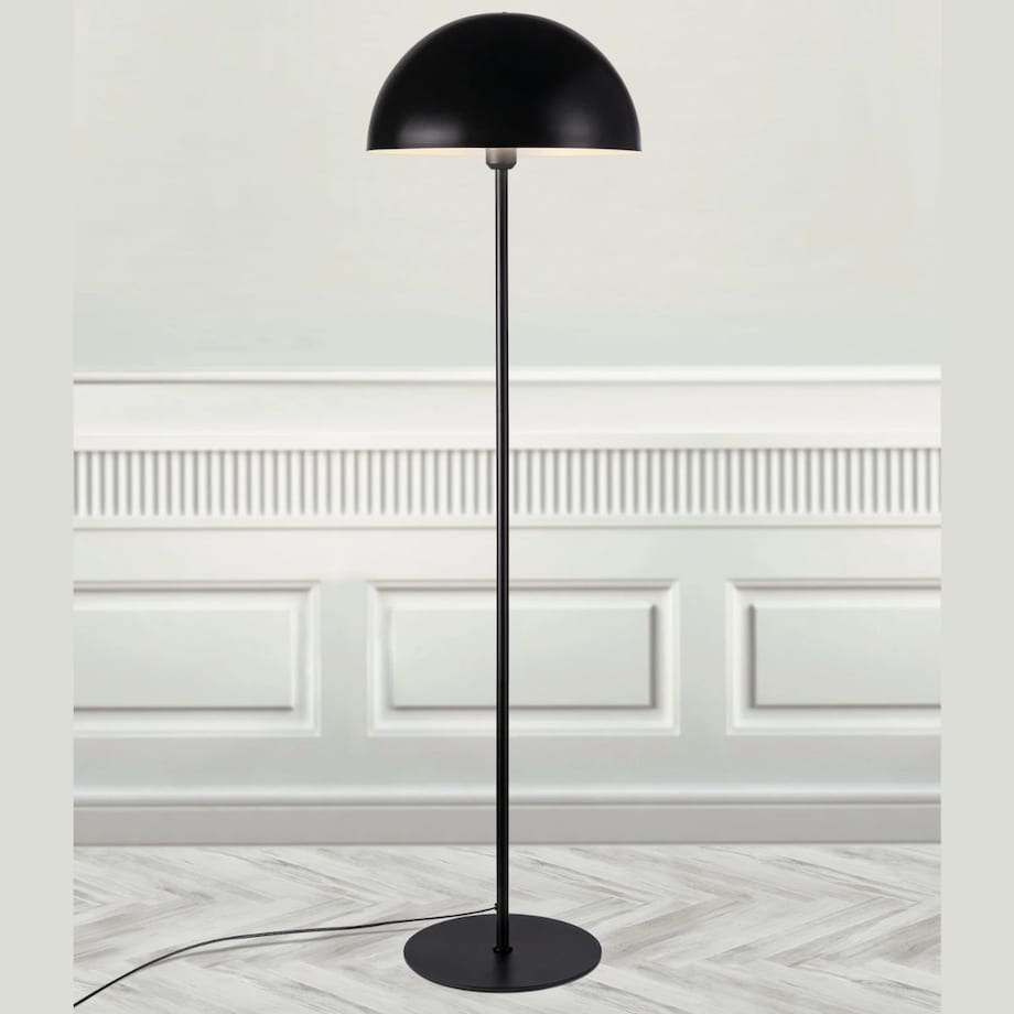 Lampa stojąca Ellen 48584003 Nordlux grzybek do gabinetu czarny