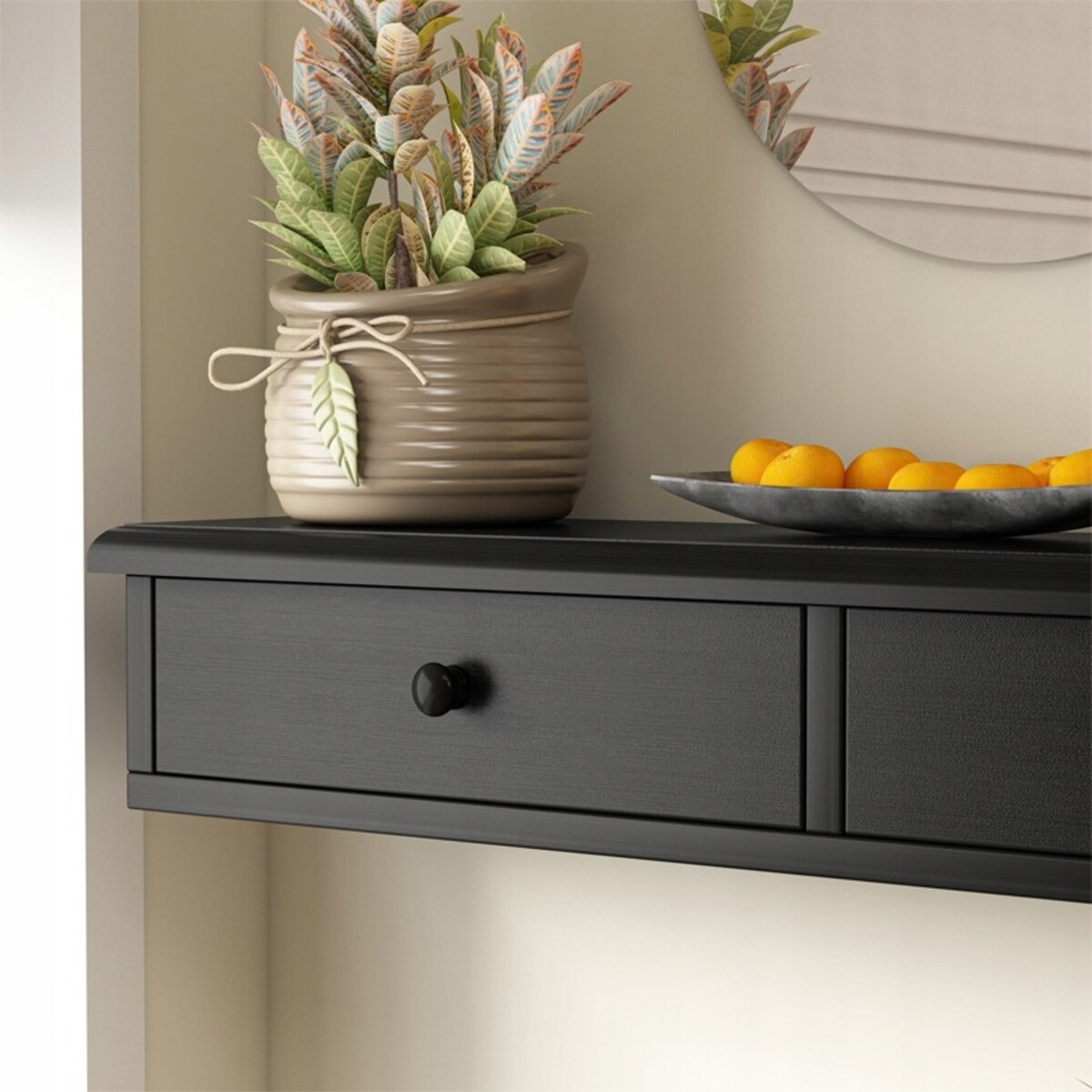 Półka wisząca z szufladami nowoczesna szafka loft salon sypialnia ścienna