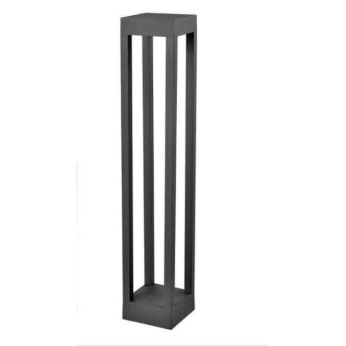 Zewnętrzna LAMPA stojąca QUBE ABIGALI-GLQ600WW 7W prostokątna OPRAWA ogrodowa LED 7W 3000K outdoor IP65 czarna, Abigali
