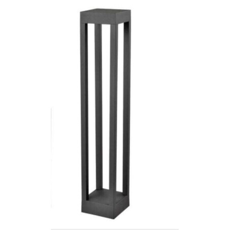 Zewnętrzna LAMPA stojąca QUBE ABIGALI-GLQ600WW 7W prostokątna OPRAWA ogrodowa LED 7W 3000K outdoor IP65 czarna, Abigali