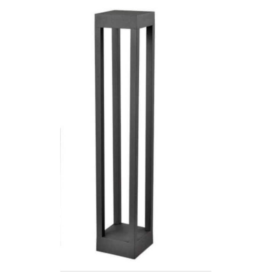 Zewnętrzna LAMPA stojąca QUBE ABIGALI-GLQ600WW 7W prostokątna OPRAWA ogrodowa LED 7W 3000K outdoor IP65 czarna, Abigali