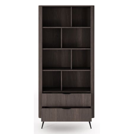 Regał ERIS częściowo zamknięty na metalowych nóżkach