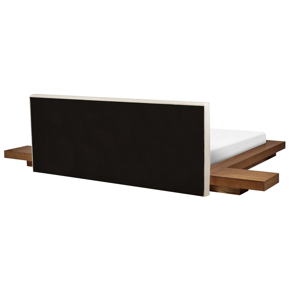 Łóżko LED Boucle ZEN 180 x 200 cm LED Jesion naturalny