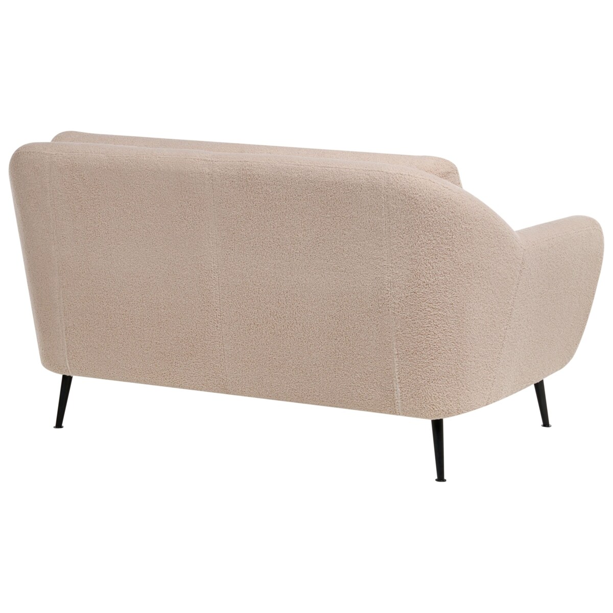 Sofa dla 2 osób EIBY Boucle Beżowy