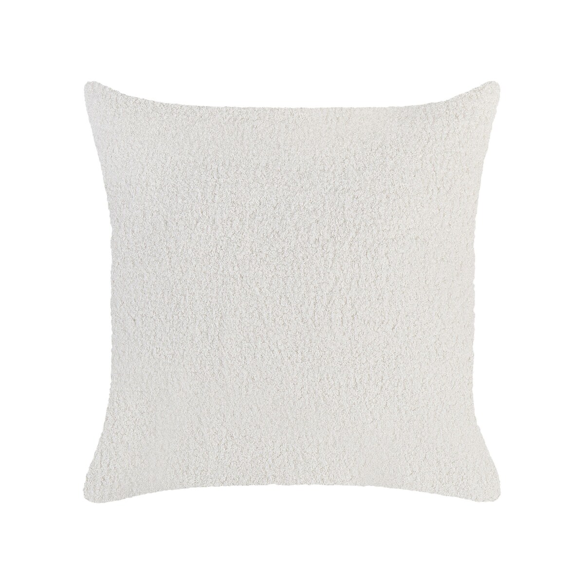 Szezlong boucle prawostronny biały LE CRAU