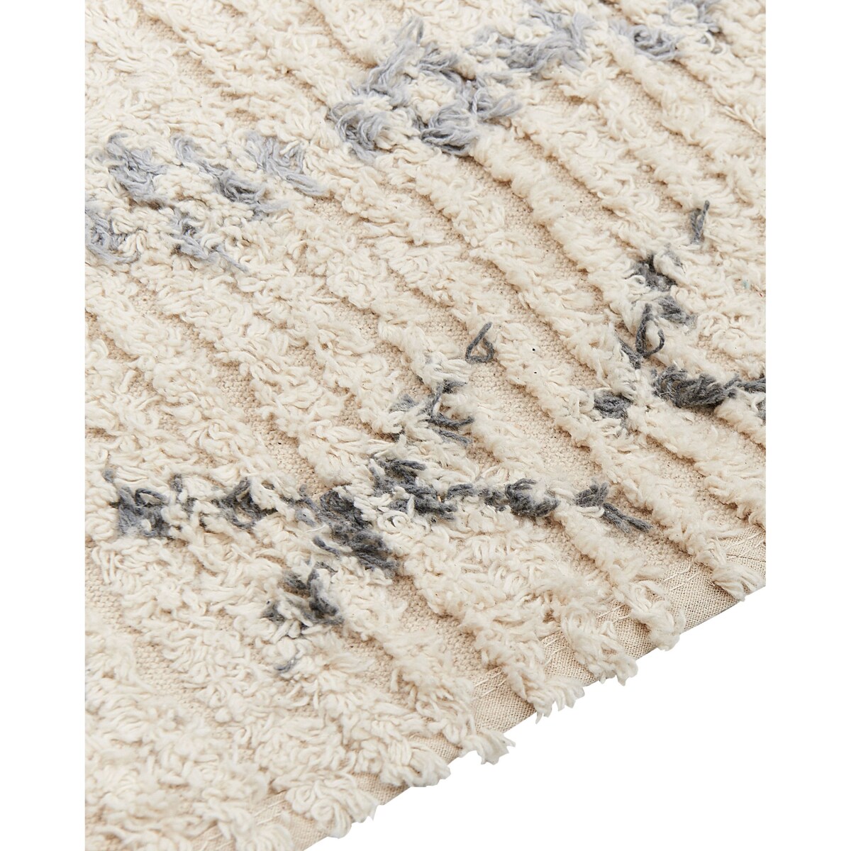 Dywan bawełniany 80 x 150 cm beżowy DISPUR