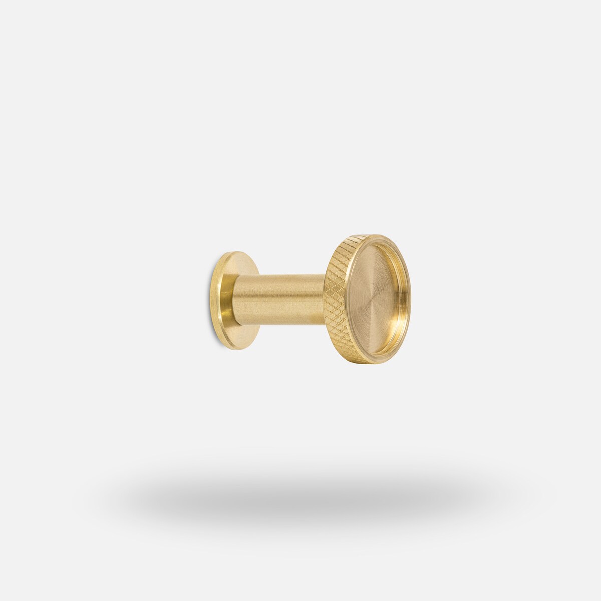 VERA SW wieszak ścienny mosiężny szczotkowany nielakierowany