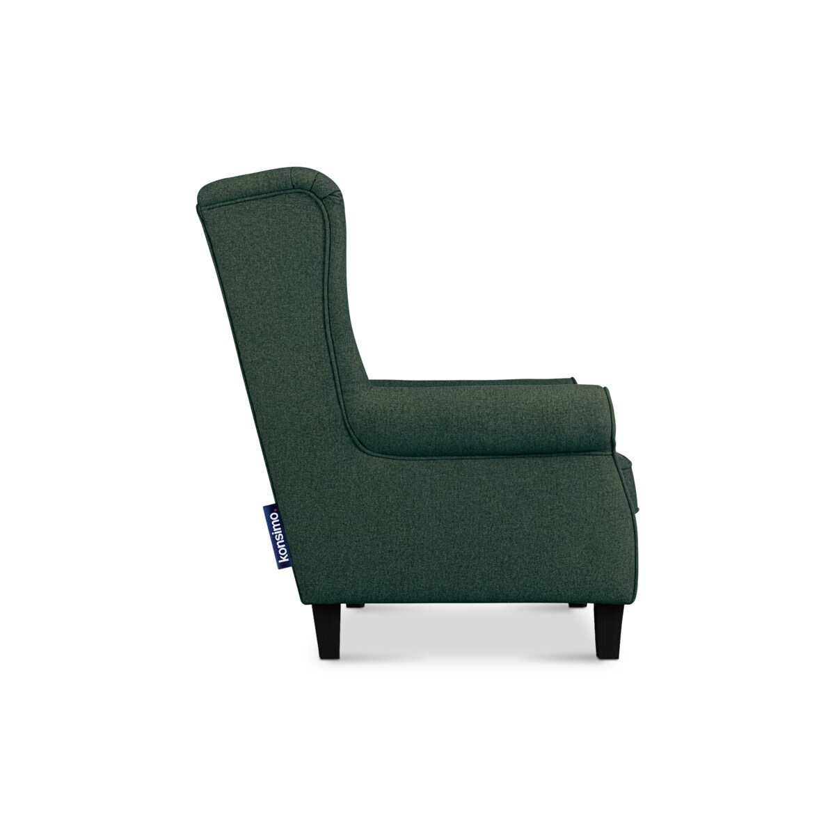 KONSIMO MILES Fotel, kolor niebieski zielony